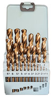 Vires HSS Cobalt Drill 1-13 Set 25 Pce
