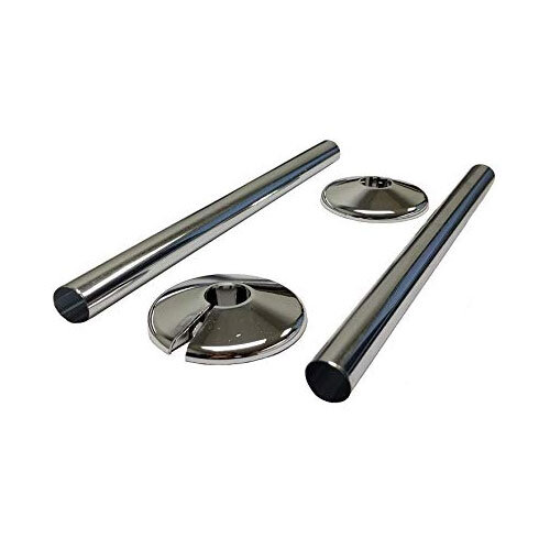 Buy 1/2" Chrome Radiator Pipe Covers (Each) Online Tadhg O'Connor Ltd.