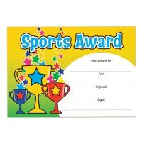 Award Certificates - Sports Award (20pk)