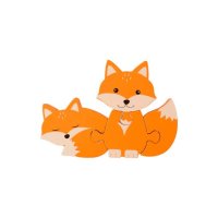Mini Puzzle Fox (FSC&reg;)