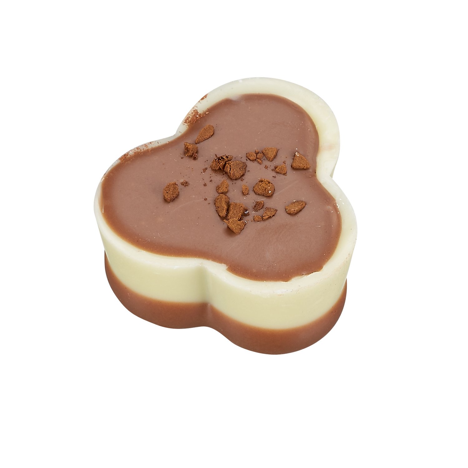 Strong Coffee - bottom enrobed white cup with a coffee praline 14g - 1kg