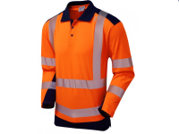 Wringcliff Coolviz Plus Sleeved Polo Shirt HI VIS
