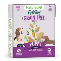 Naturediet Dog Feel Good Grain Free Puppy Tetra Pack 18x390g