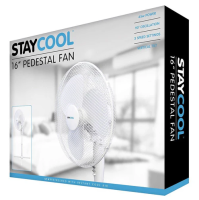 STAYCOOL 16" OSCILLATING FAN ON STAND