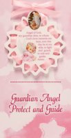 Plexiglass Baby Plaque/Girl/Pink Ribbon   (34202)