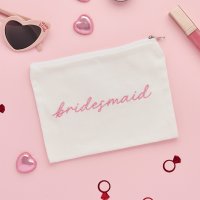 Bridesmaid Cotton Pouch