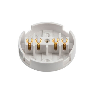 5A Junction Box 4 Terminals 59mm White