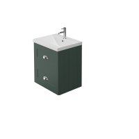CLARITY 500MM WALL MOUNTED UNIT & BASIN BOSTON GREEN