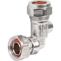 1/2" CP x 15mm Angled Service Valve