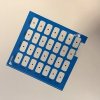 CN98B SEALS FOR MONTHLY CLEAR PACK BLUE (pk 100)