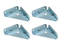 Corner Bracket 50mm 2 inch ZP Pack of 4