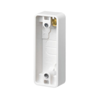 MK LOGIC PLUS ARCHITRAVE SURFACE MOULDED BOX  29MM 1 GANG