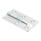 49930 - Satin Chrome 2.5 Inch Butt Hinge (Pair)