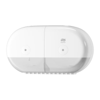 Tork SmartOne&reg; Mini Twin Toilet Roll Dispenser White T9
