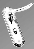 DoorWorks Sheelin Bathroom Handles Chrome (Belair) Boxed