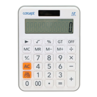 Concept Blue 12 Digit Desktop Calculator