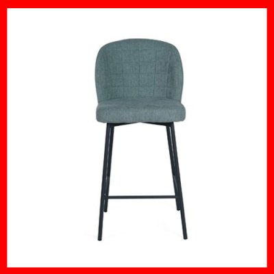 Clive Fabric 65cm Stool  - Green 1