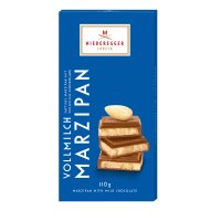 Milk chocolate covered marzipan bar - 10x110g