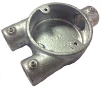 CONLOC GALV Y BOX 25MM (QUICK FIT UNTHREADED)