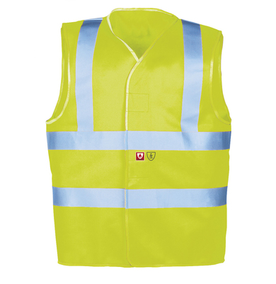 SIOEN 307A Hi-Visibility Flame Retardant Anti Static Vest Yellow or Orange