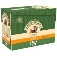 James Wellbeloved Kitten Pouch Grain Free - Turkey 85g x 12