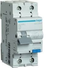 Hager 16A B Curve 30mA Type A RCBO AD916J