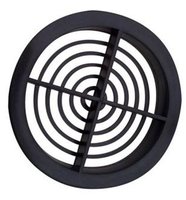 Circular Soffit Vent 70mm Black