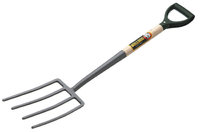 BDF BULLDOG DIGGING FORK D HANDLE