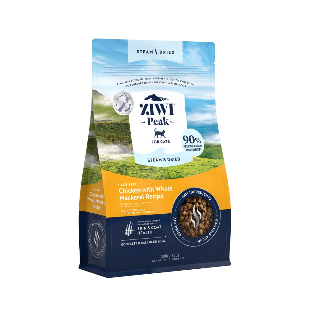 Ziwipeak Cat Steam & Dried Chicken Pouch 800g