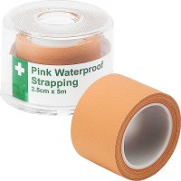 HYPAPLAST PINK WATERPROOF STRAPPING 2.5CM X 5M