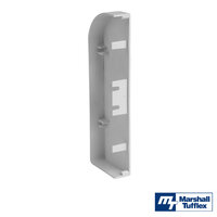 MT Sterling Curve Profile 2 End Cap - Left Hand - White