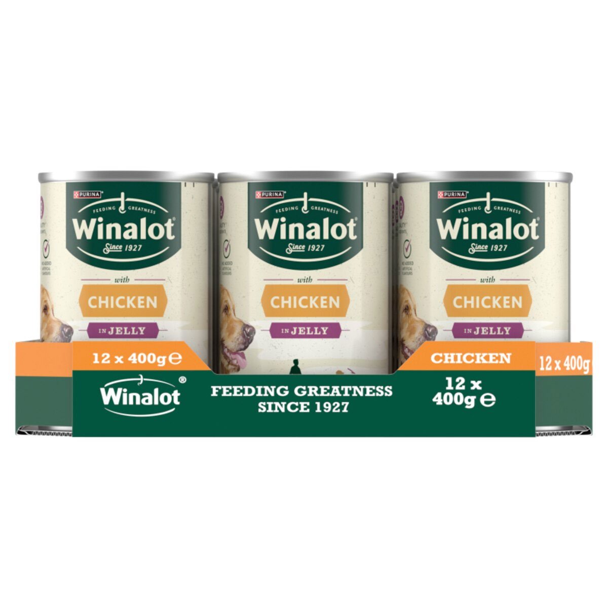 Winalot Classics Chicken Mixed in Jelly 12x400g