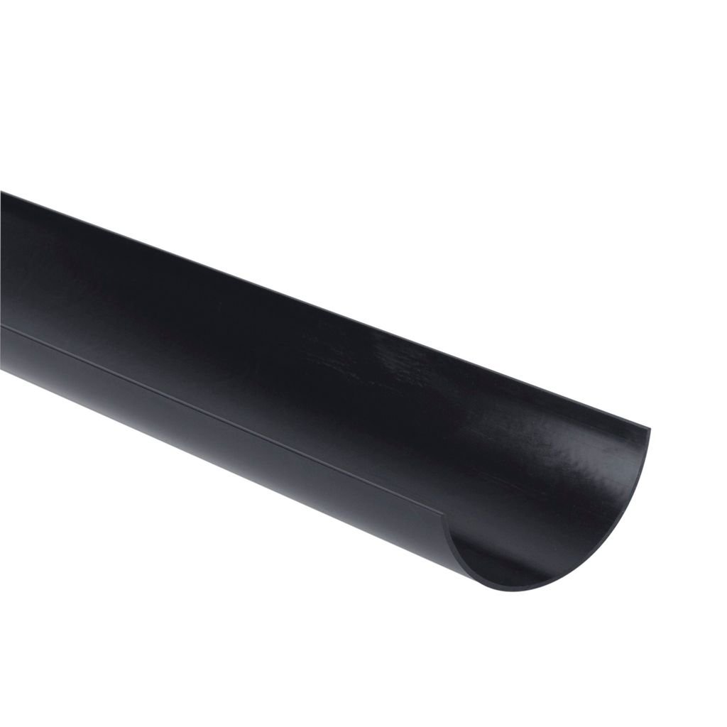 112mm Roundstyle Gutter Anthracite Grey 4m