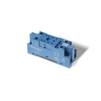94.82SMA Finder 94 Series 2P Blue Din Rail Socket (Plate clamp)