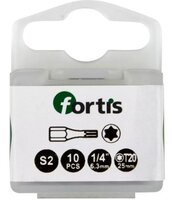 Fortis Impact Torx T20 x 25mm Driver Bit Pack of 10