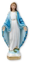 12 3/4 inch Plaster Statue/Miraculous   (5560)