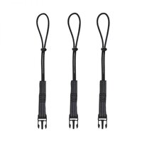 ELLER Ergodyne Detachable Lanyard Loops, Black (Set of 3)