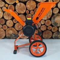 Compact Electric Wood Chipper Garden Shredder 4hp Direct Drive