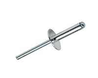 4.8 &Oslash; x 20mm Large Flange Aluminium Pop Rivet 1000pcs