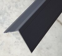 Teranna Composite Corner Edge Aluminium Grey 40x50mm 2.2 Metre for Timber Effect Decking