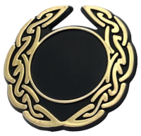 45mm Celtic Trim (Black & Gold)