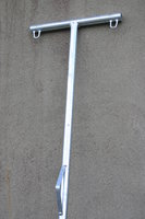 Clothes Line T Pole Heavy Duty & Galvanised 3mtr