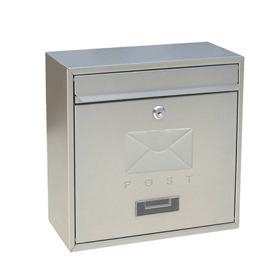 De Vielle Contemporary Stainless Steel Post Box