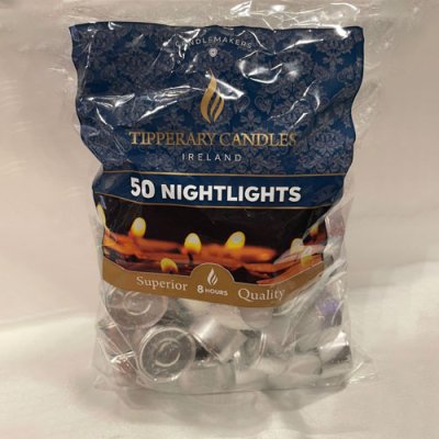 Nightlight Tealights 8hr -  50pk