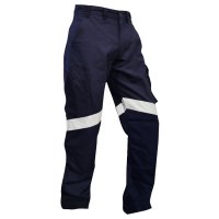 FR Trousers, 240gsm, 11Cal, Navy/Taped