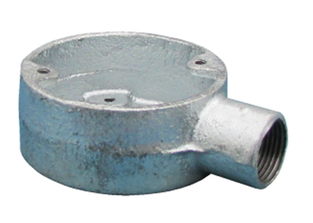 25mm Galvanised End Box
