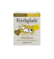 Forthglade Complete Adult Dog Tray Chicken Brown Rice & Veg 395g x 18