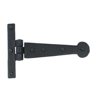 33987 - Black 6 Inch Penny End T Hinge (Pair)