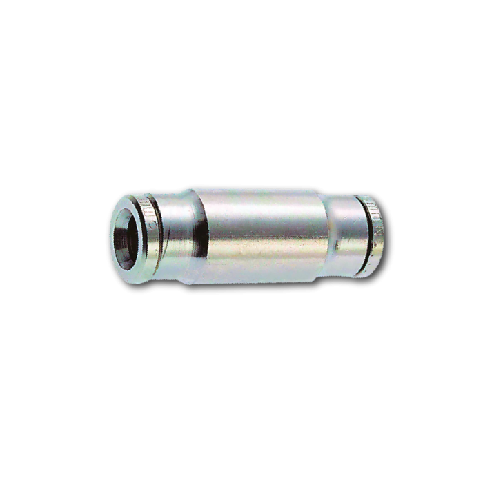 Nickel Plated Brass Straight Connectors (Pack of 5)