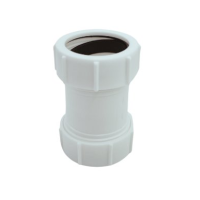 Davant Straight Connector White 32mm U/C Waste EW01W